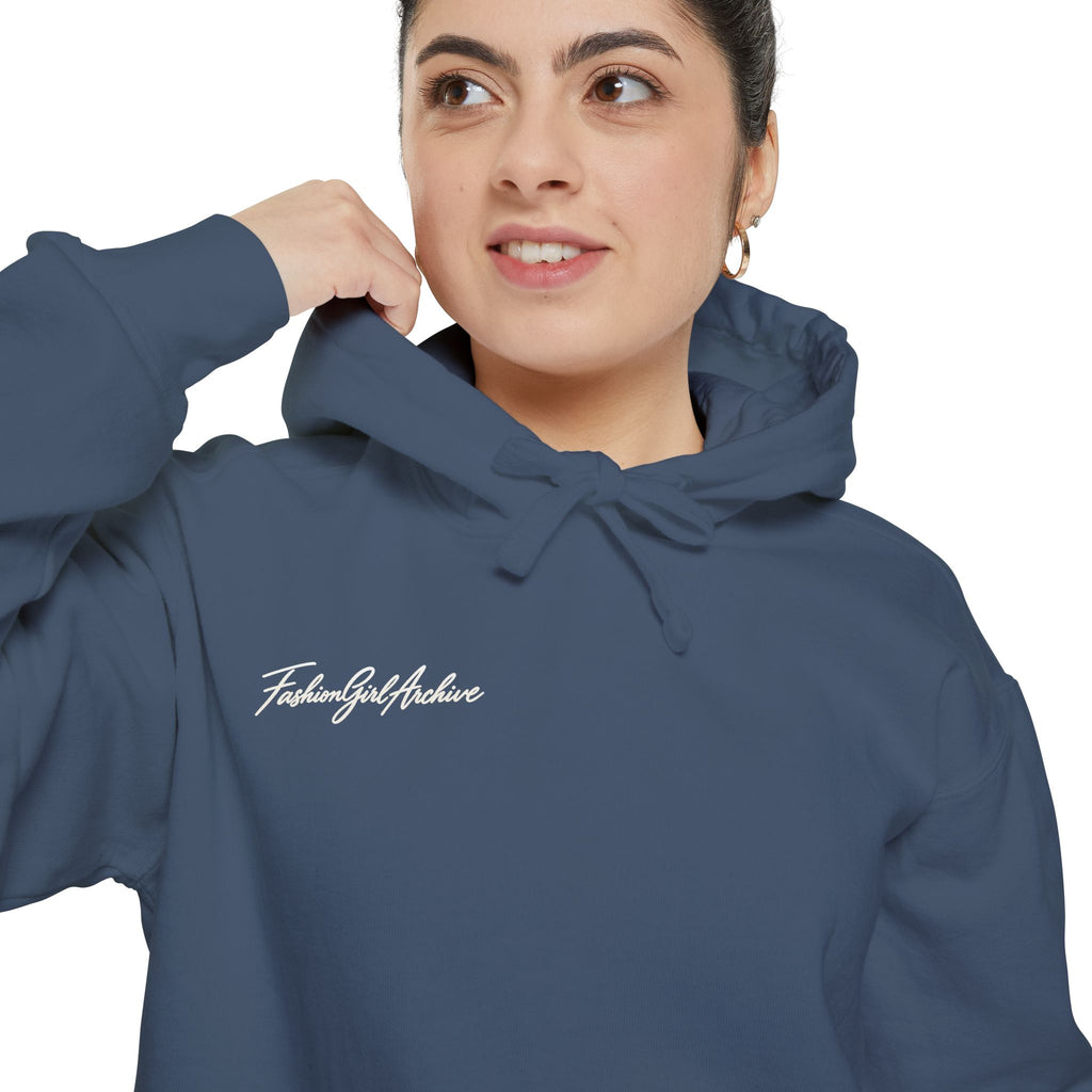 Minimal Script Hoodie — “Simple & Kind” Embroidered Chest Logo