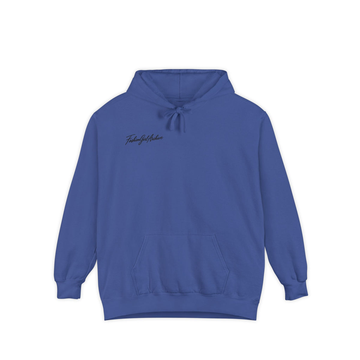 Minimal Script Hoodie — “Simple & Kind” Embroidered Chest Logo