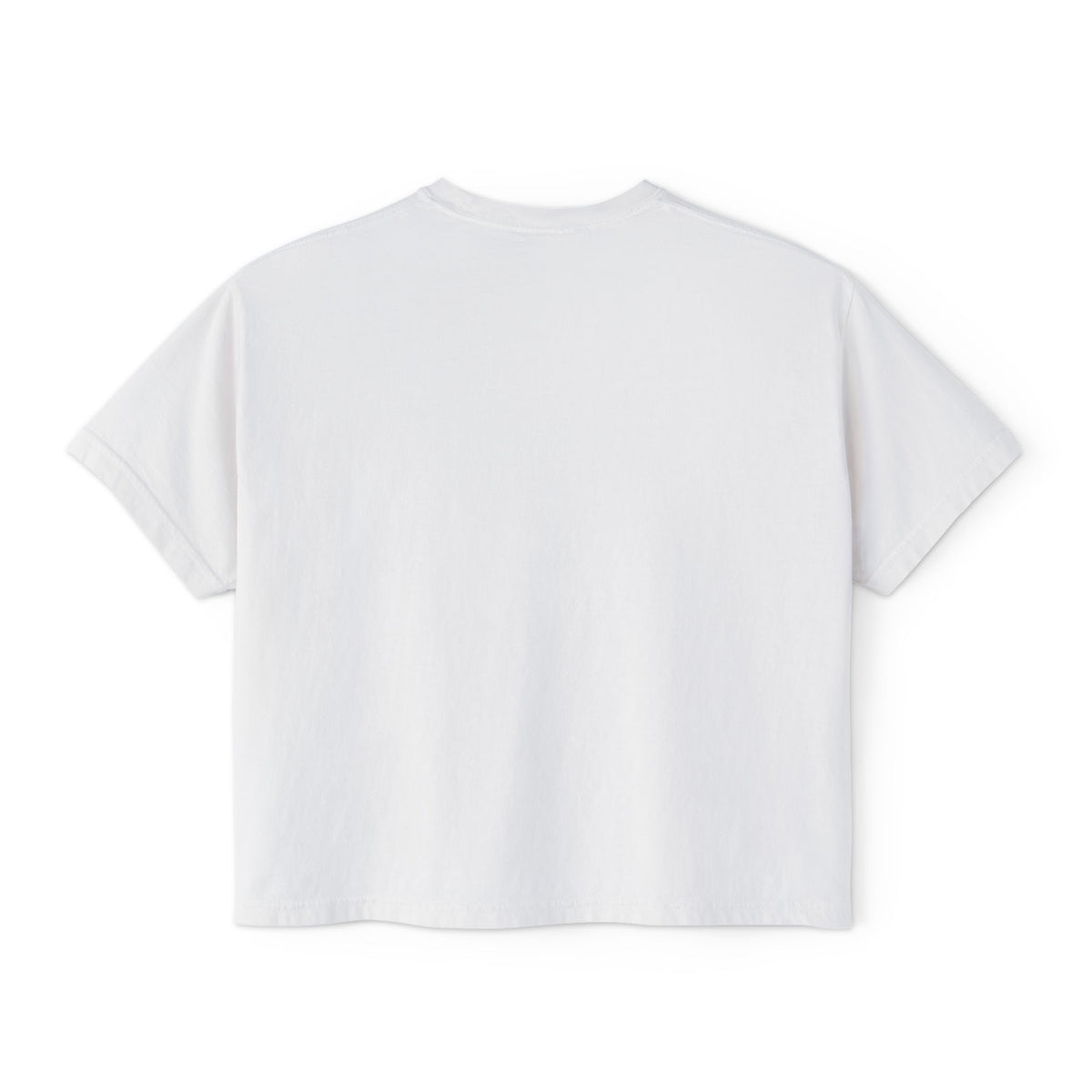 Zebra Stripe Star Tee | White Cropped Boxy Shirt