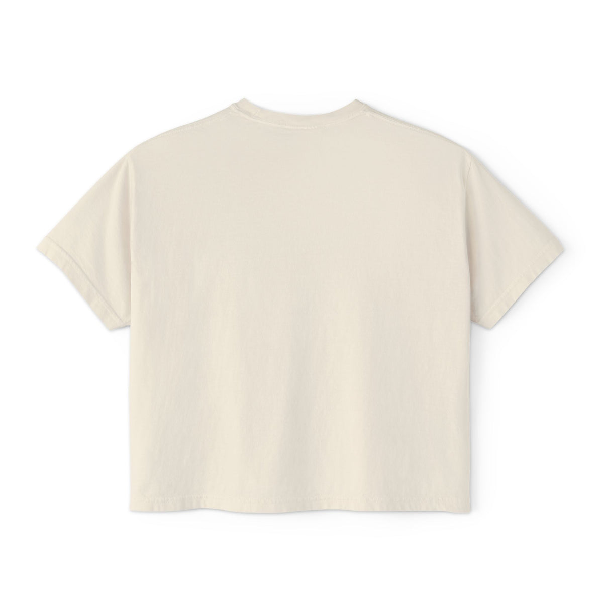 Zebra Stripe Star Tee | White Cropped Boxy Shirt