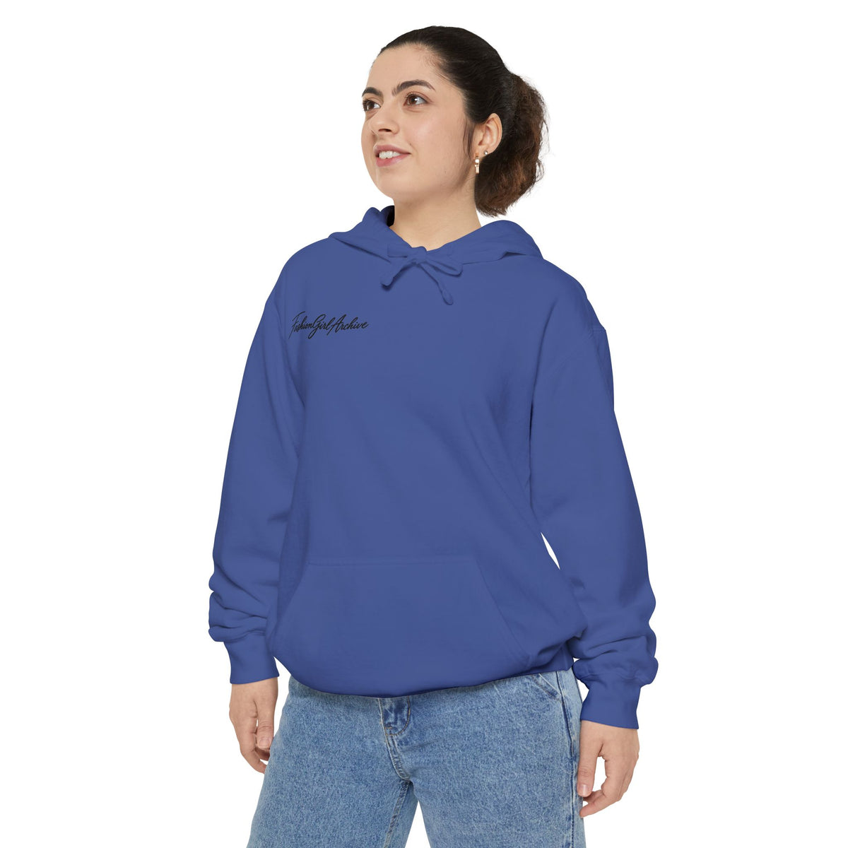 Minimal Script Hoodie — “Simple & Kind” Embroidered Chest Logo