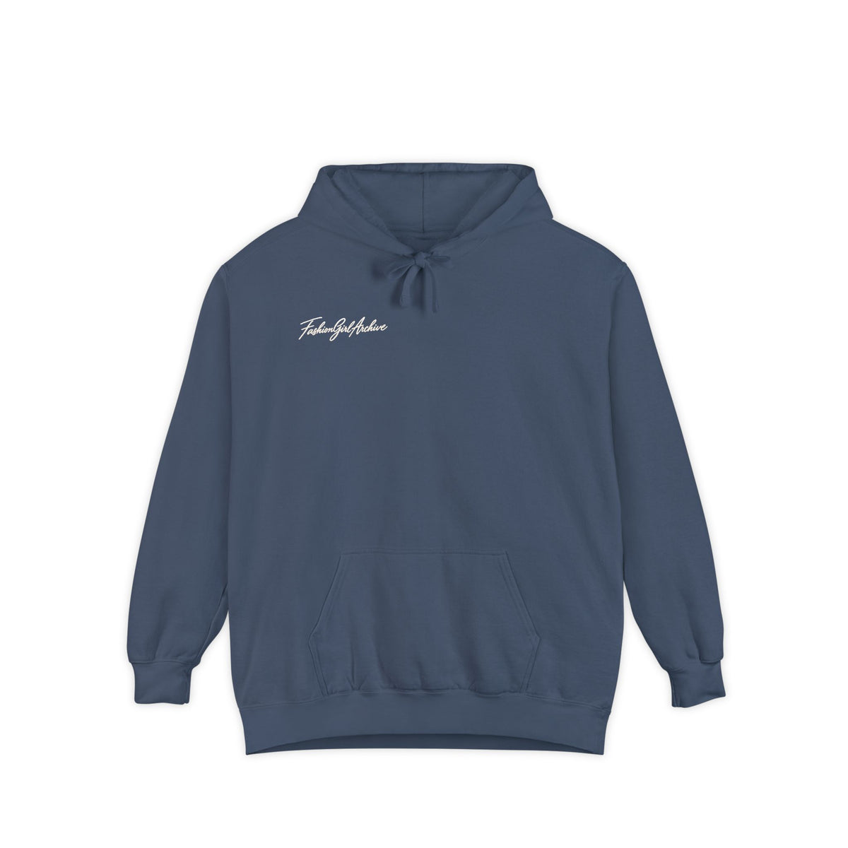 Minimal Script Hoodie — “Simple & Kind” Embroidered Chest Logo