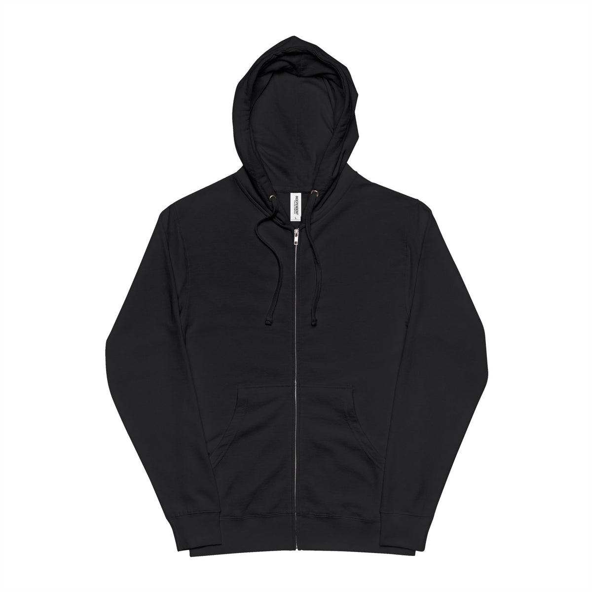 Zebra Star Zip Hoodie — Graphic Fleece Zip-Up for Casual Streetwear