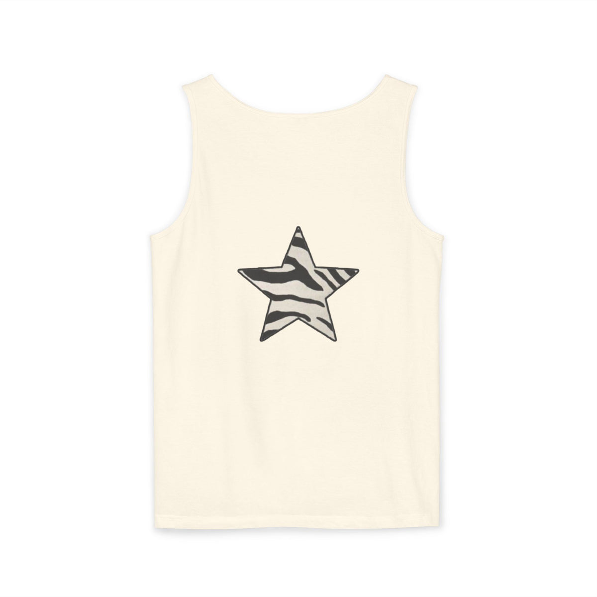 Zebra Print Star Tank Top | Star Graphic Tank