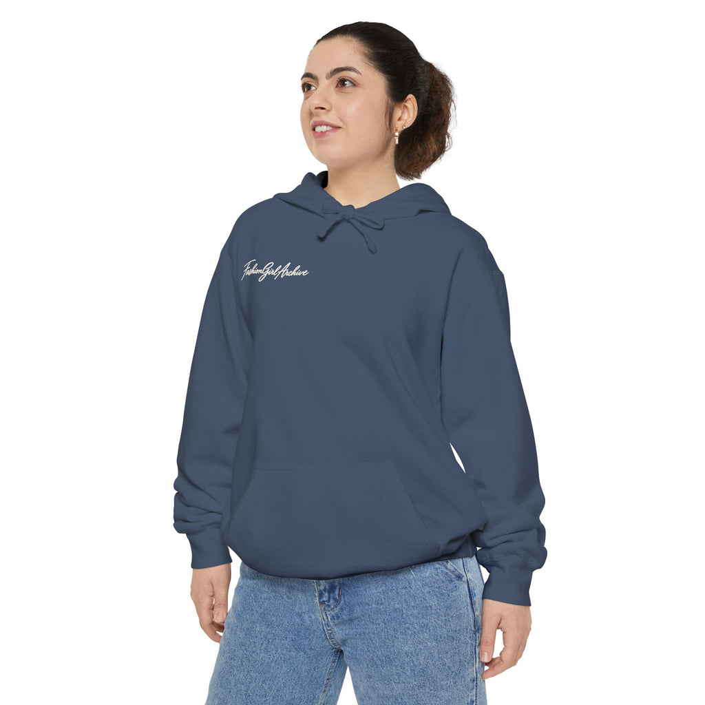 Minimal Script Hoodie — “Simple & Kind” Embroidered Chest Logo