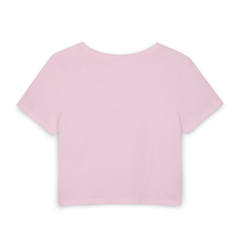 Zebra Star Baby Tee — Women's Cropped Graphic Tee