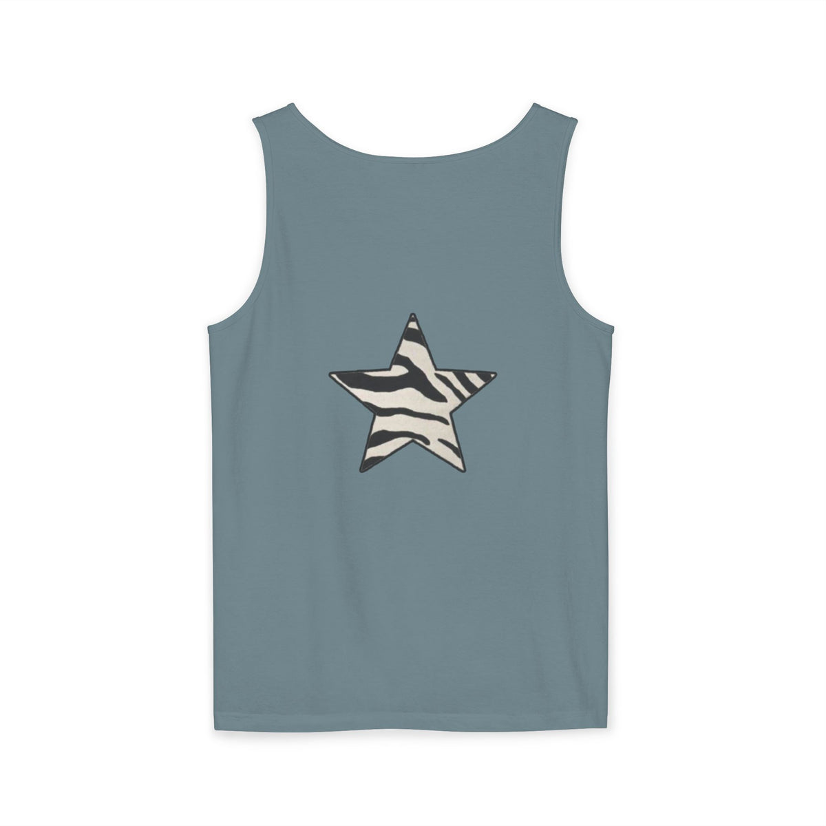 Zebra Print Star Tank Top | Star Graphic Tank