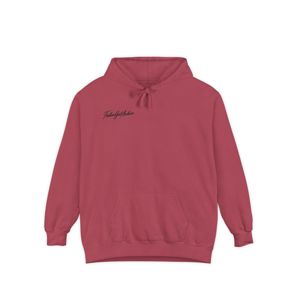 Minimal Script Hoodie — “Simple & Kind” Embroidered Chest Logo