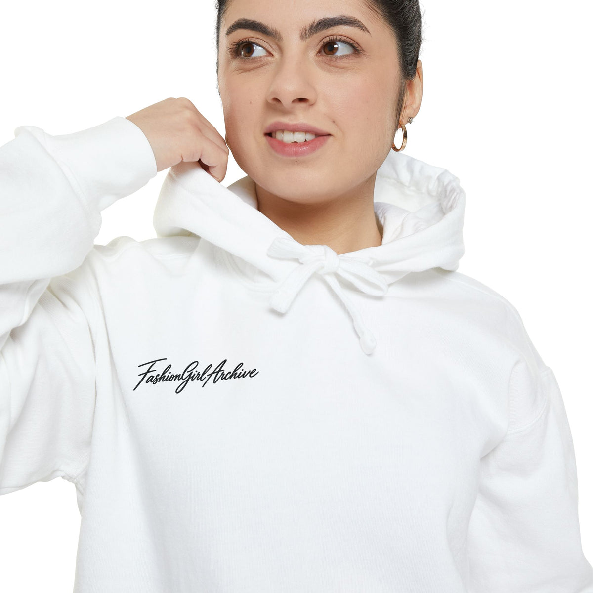Minimal Script Hoodie — “Simple & Kind” Embroidered Chest Logo