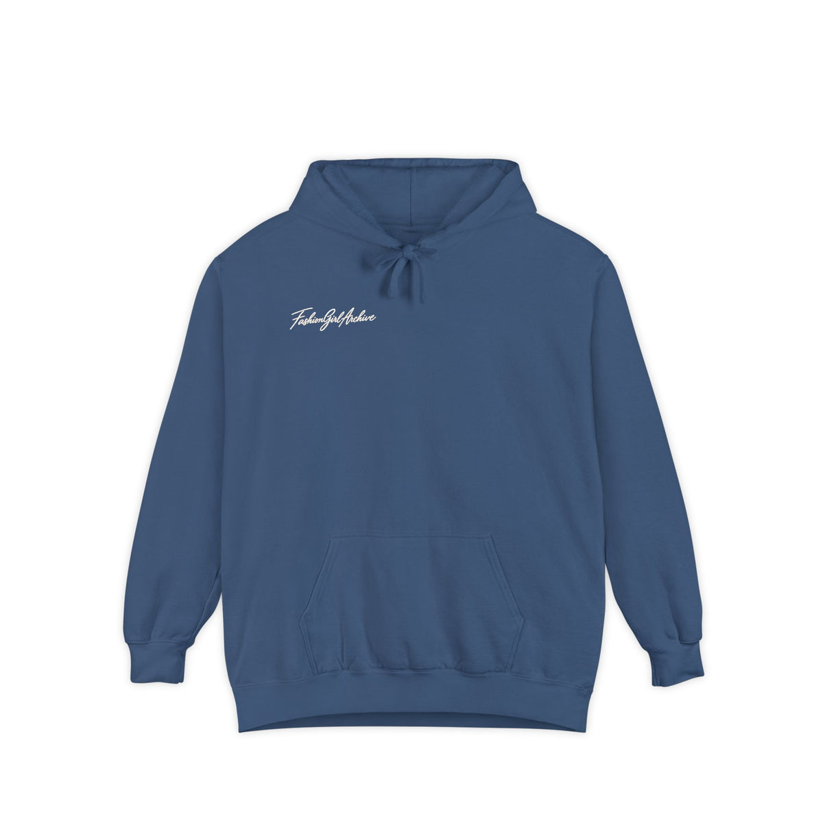 Minimal Script Hoodie — “Simple & Kind” Embroidered Chest Logo