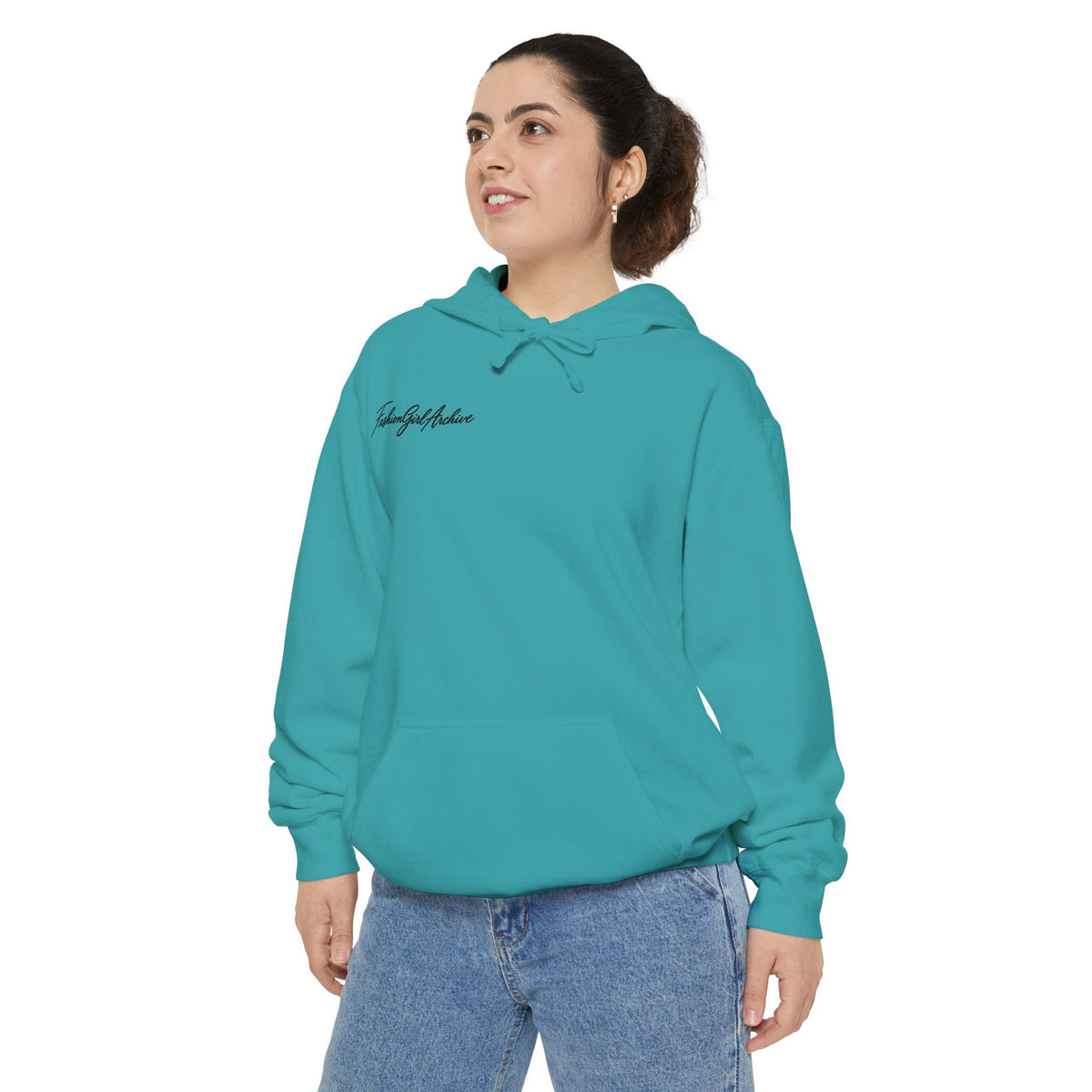 Minimal Script Hoodie — “Simple & Kind” Embroidered Chest Logo