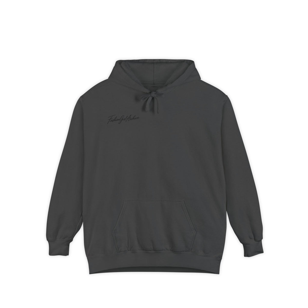 Minimal Script Hoodie — “Simple & Kind” Embroidered Chest Logo