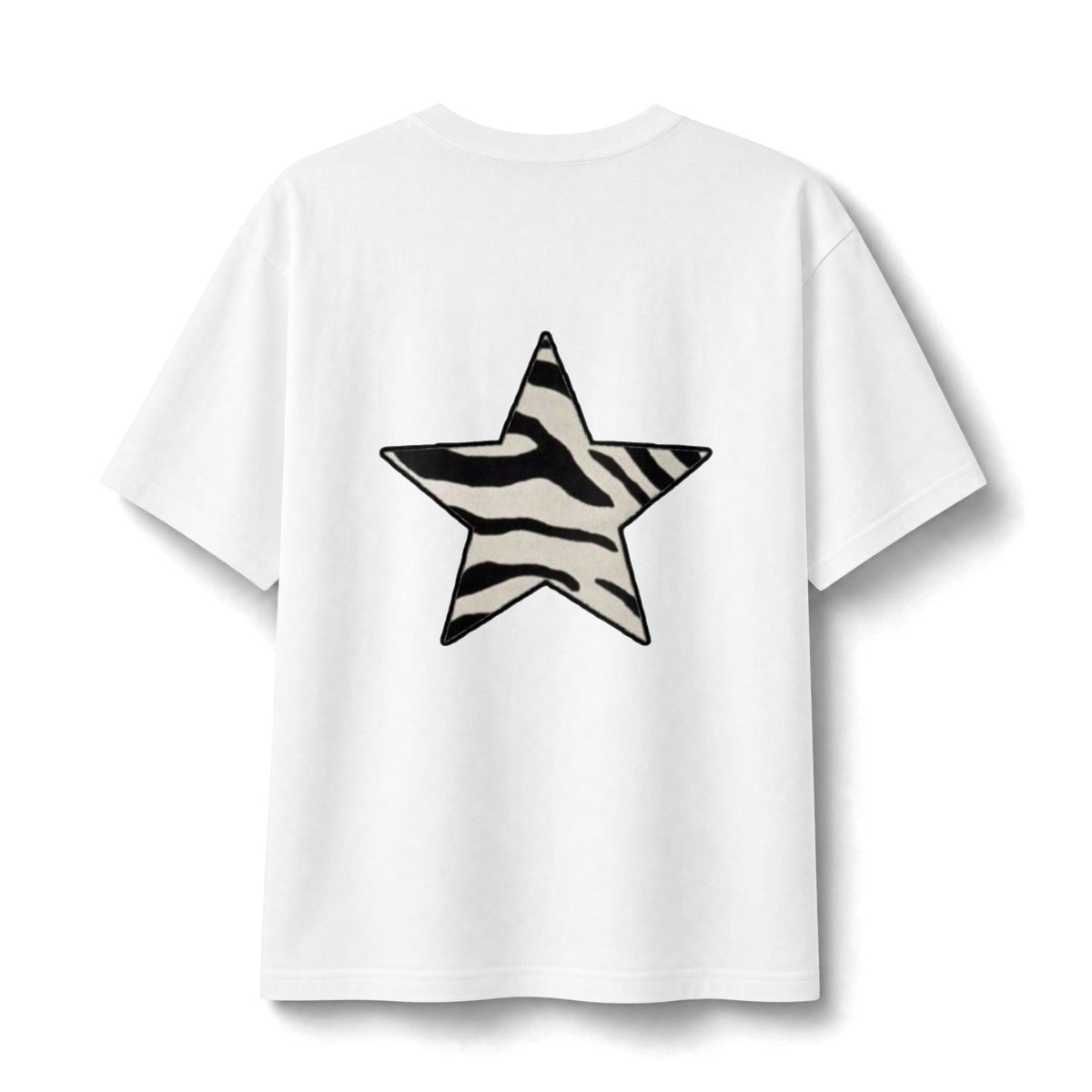 Zebra Star Back Print FashionGirlArchive Tee