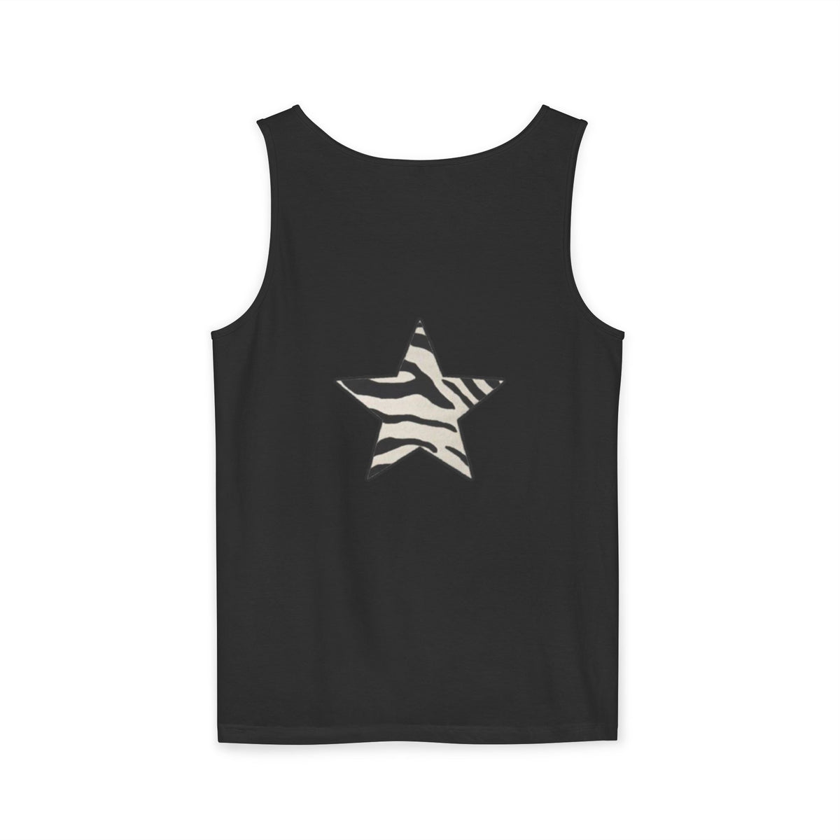 Zebra Print Star Tank Top | Star Graphic Tank