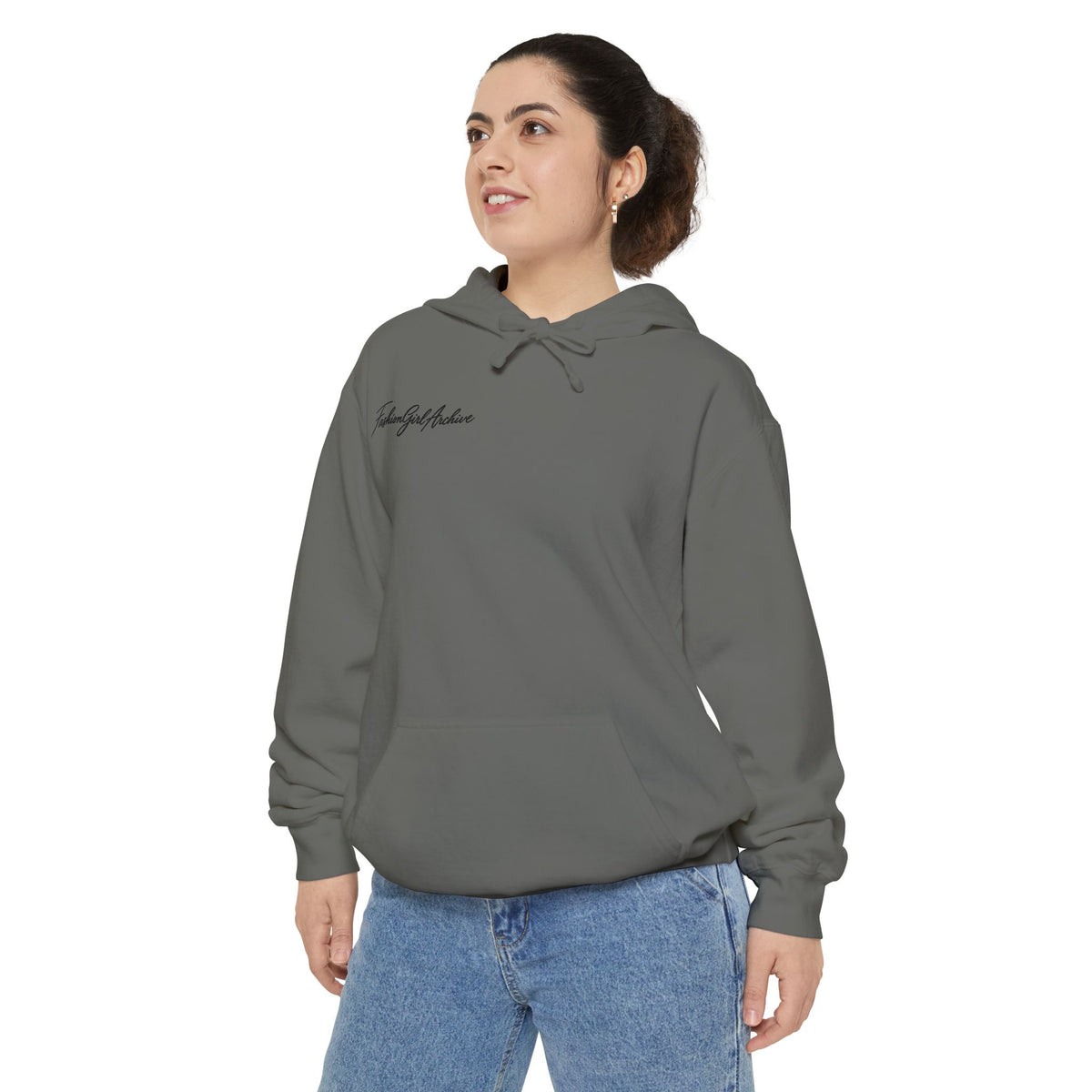 Minimal Script Hoodie — “Simple & Kind” Embroidered Chest Logo