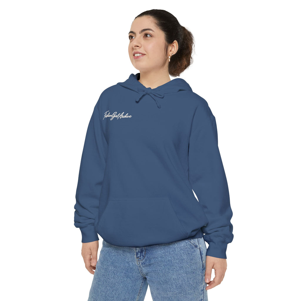 Minimal Script Hoodie — “Simple & Kind” Embroidered Chest Logo